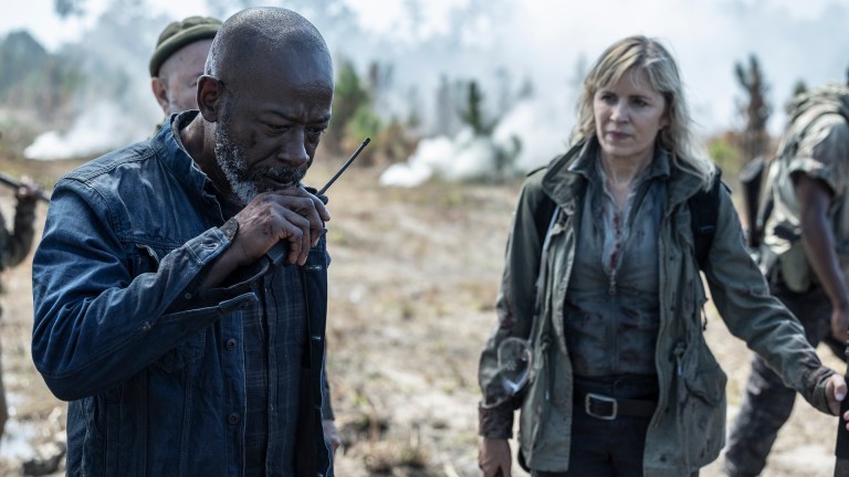 Kim Dickens as Madison Clark, Lennie James as Morgan Jones - Fear the Walking Dead _ Season 8, Episode 6